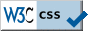 W3C CSS validation icon